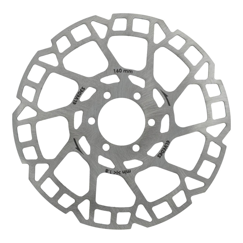 Elvedes remschijf 6-gaats �160mm t=2,0mm