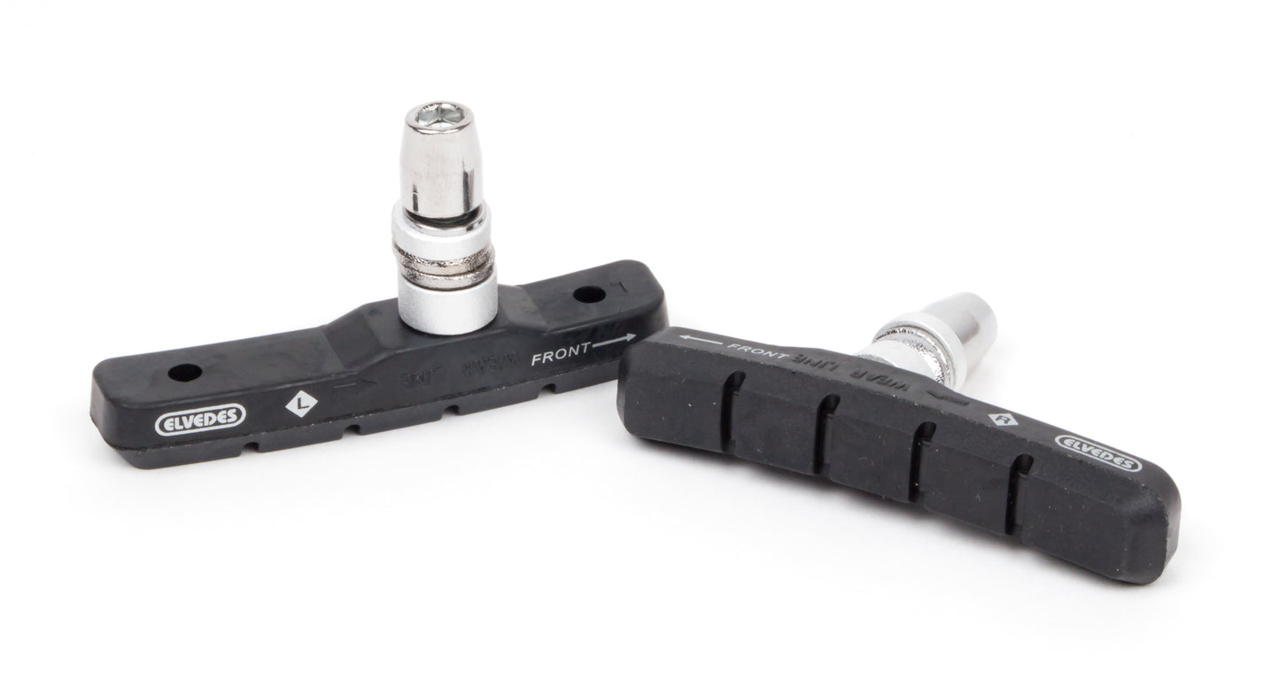 Elvedes remblokken v-brake 72mm | assymmetrisch | oem | p100