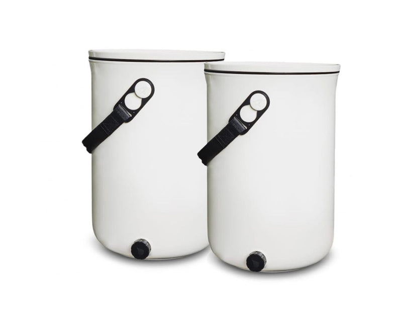 Em agriton bokashi - design keukenemmer - 9,6l - set van 2
