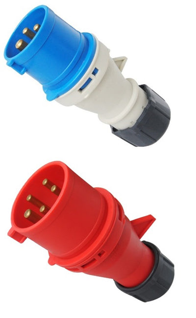 Qwattpro cee stekker abs ip44 400v 32a 3p+a 6h rood - 2040022 - 2040022