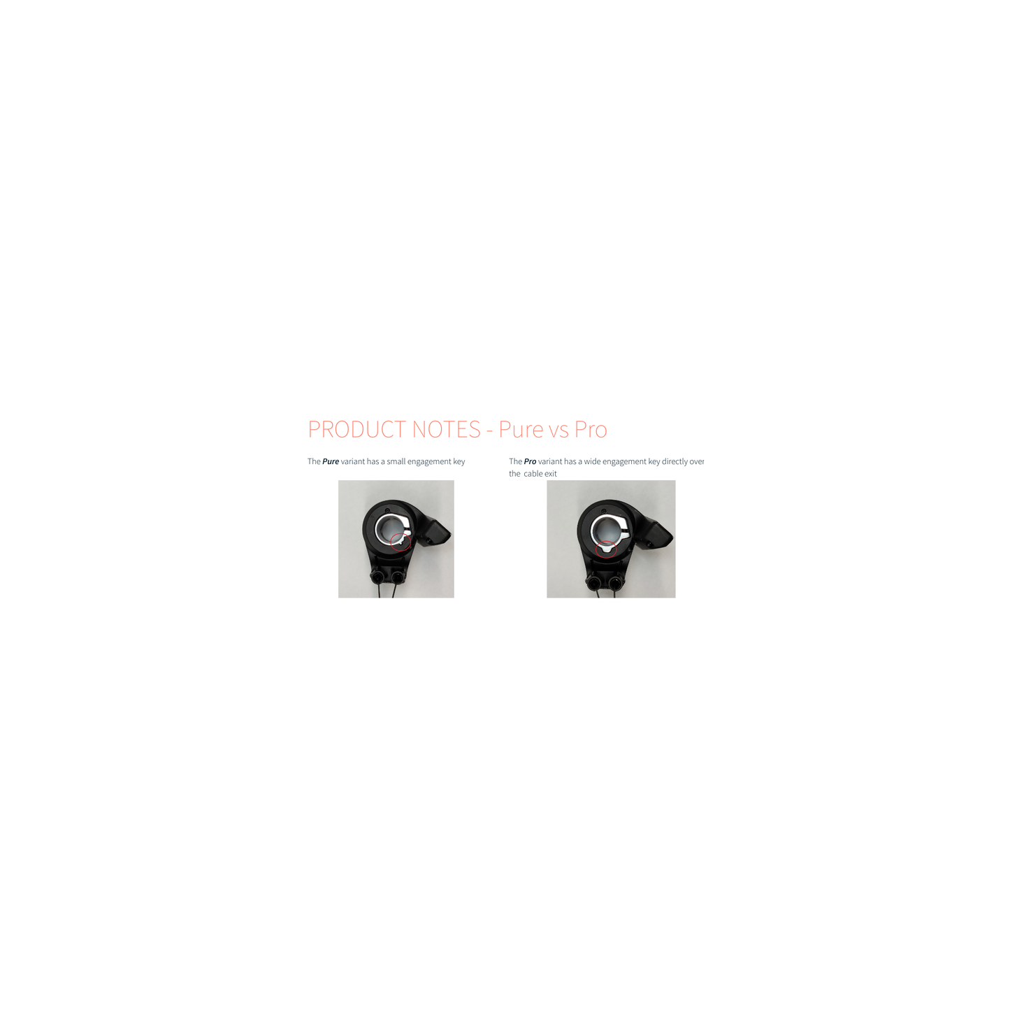Enviolo twist manuele shifter met display pure 2500mm