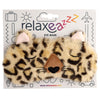 Pluche adoramals luipaard slaapmasker
