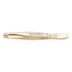 Erbe solingen pincet verguld gebogen 8cm (erbe92314)