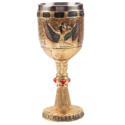 Decoratieve egyptische isis kelk