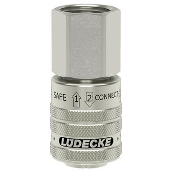 Lüdecke ludecke veiligheidskoppeling 3 8 bi.dr.vern.dn7.8 (euro10)