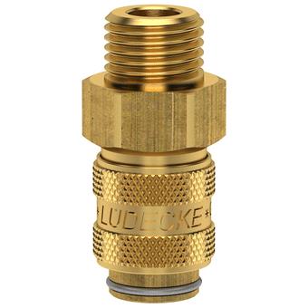 Lüdecke ludecke snelkoppeling 1 4 buitendraad dn5