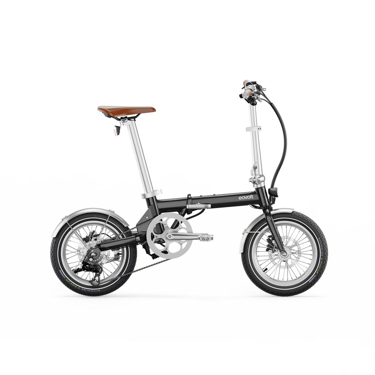 Eovolt elektrische vouwfiets morning 16 vintage v3 zwart