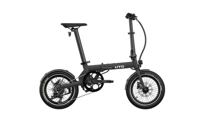 Uto elektrische vouwfiets og16 v0 zwart
