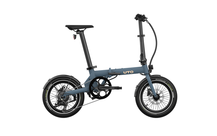 Uto elektrische vouwfiets og16 v0 blauw