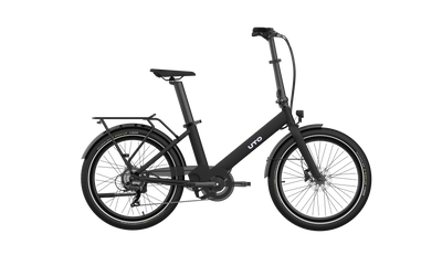 Uto elektrische compactfiets og24 v1 zwart