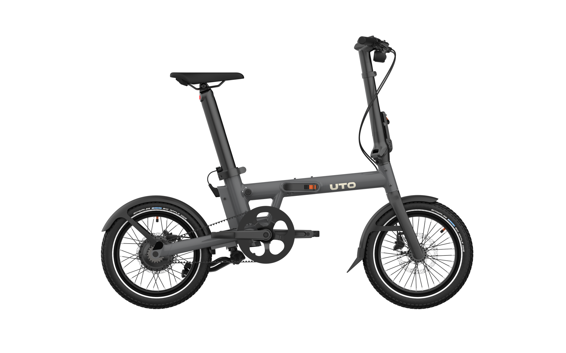 Uto elektrische vouwfiets pro16 v0 uart grijs