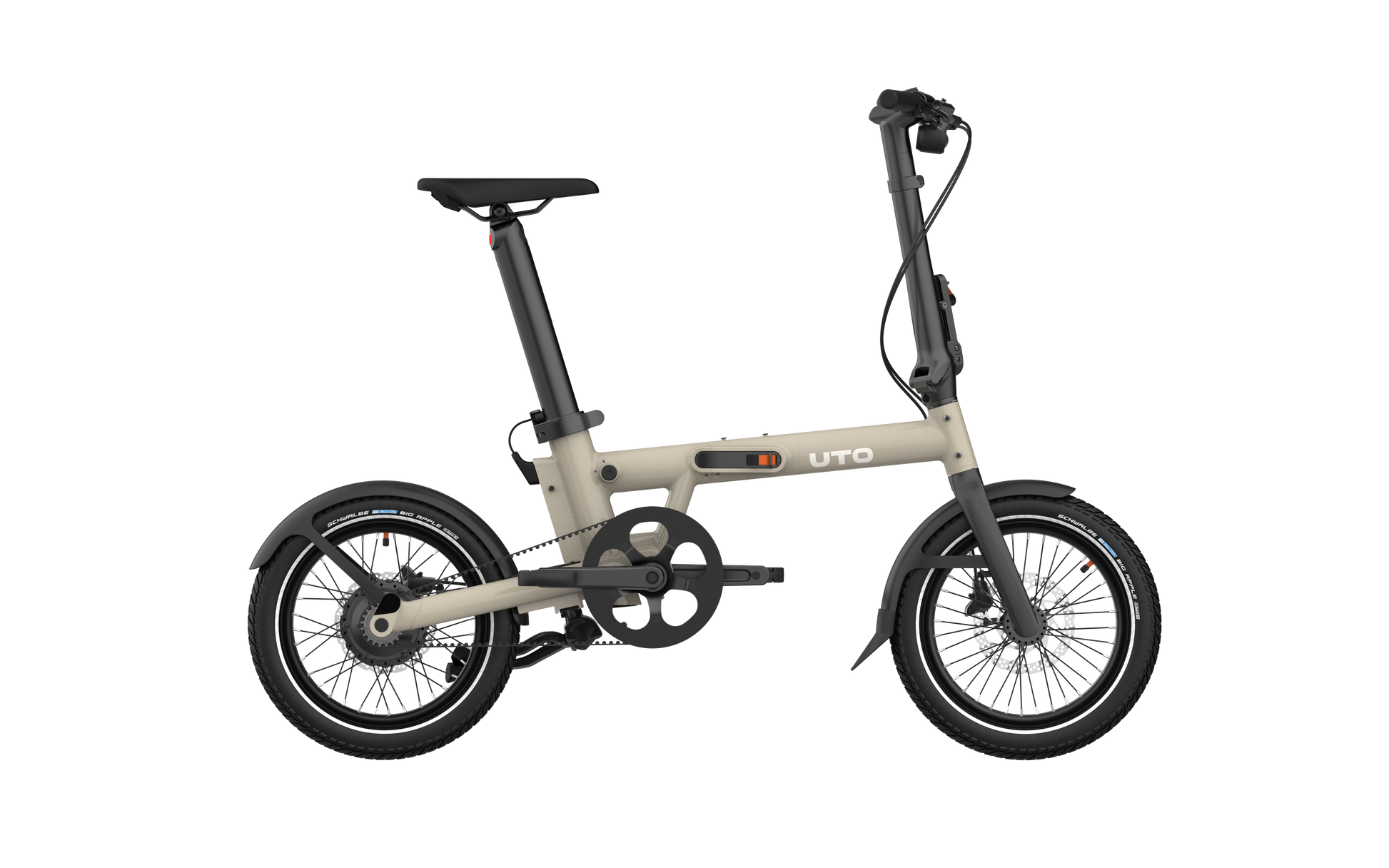 Uto elektrische vouwfiets pro16 v0 uart taupe