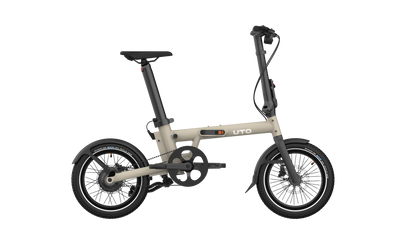 Uto elektrische vouwfiets pro16 v0 uart taupe