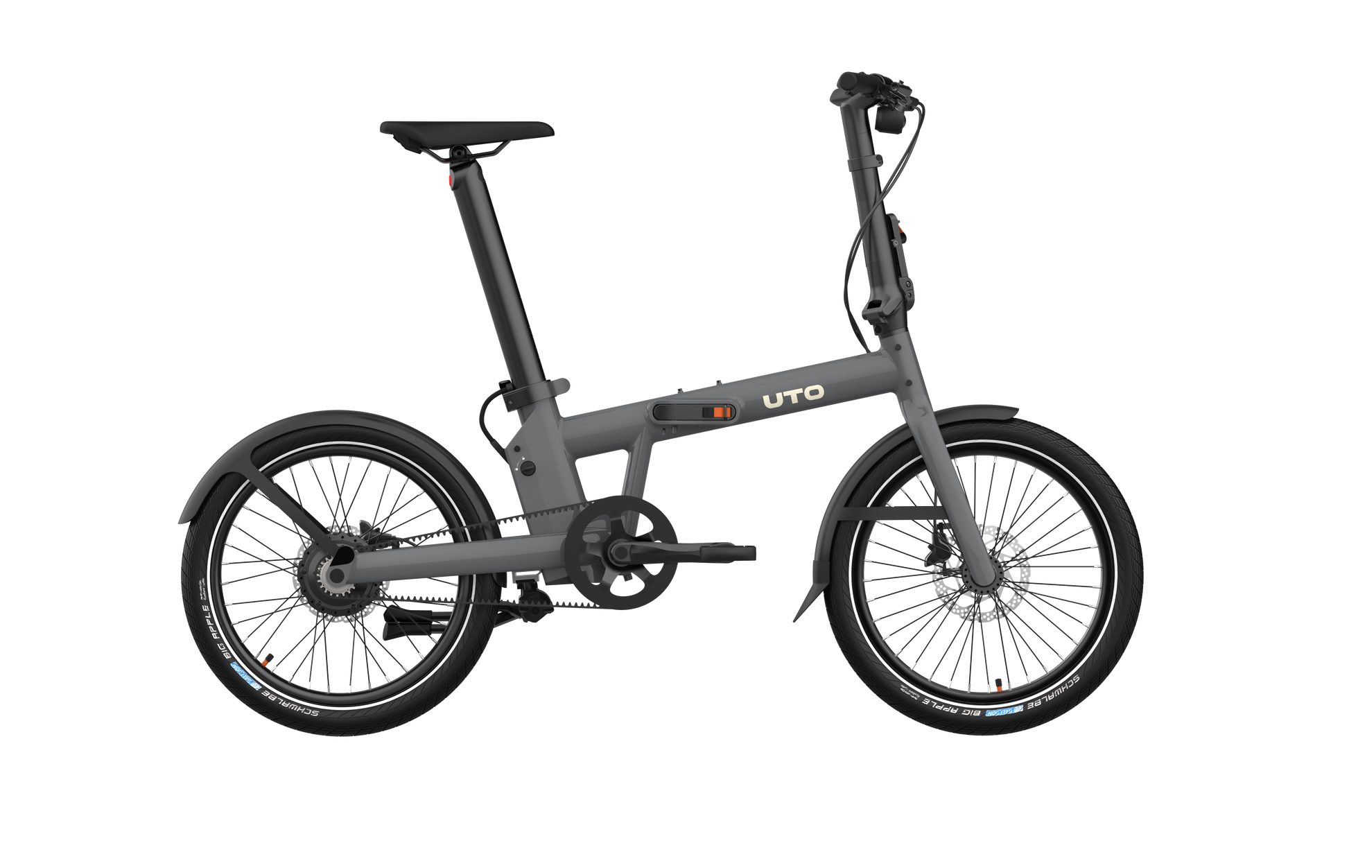 Uto elektrische vouwfiets pro20 v2 grijs