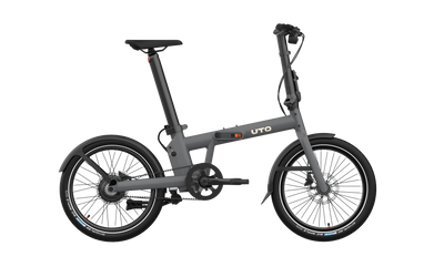 Uto elektrische vouwfiets pro20 v2 grijs