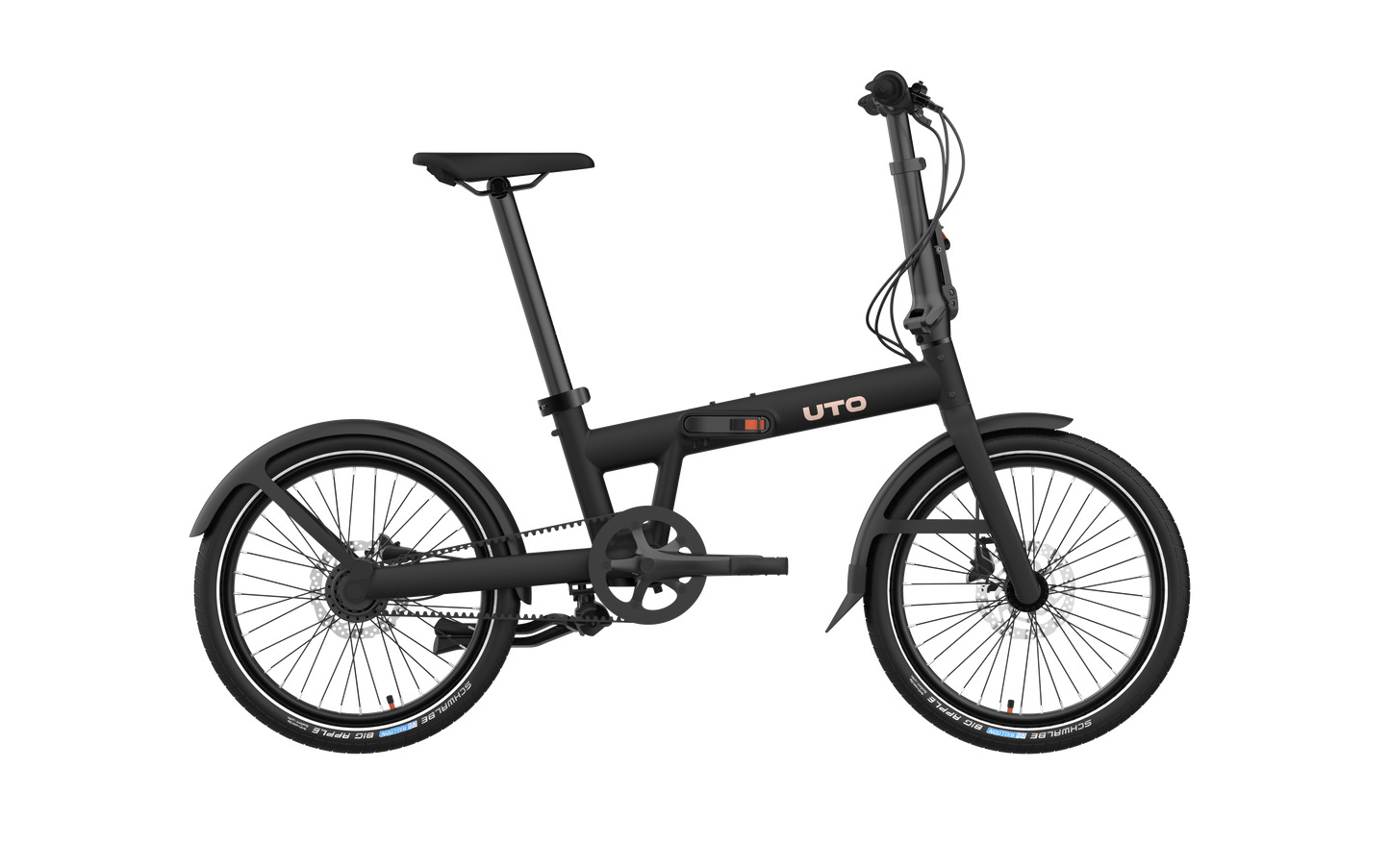 Uto vouwfiets pro20 ne v0 zwart