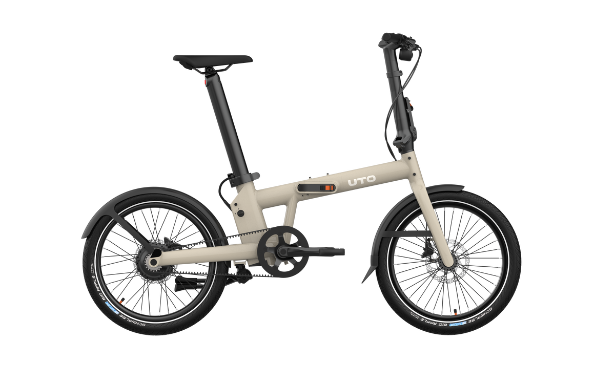 Uto elektrische vouwfiets pro20 v3 taupe