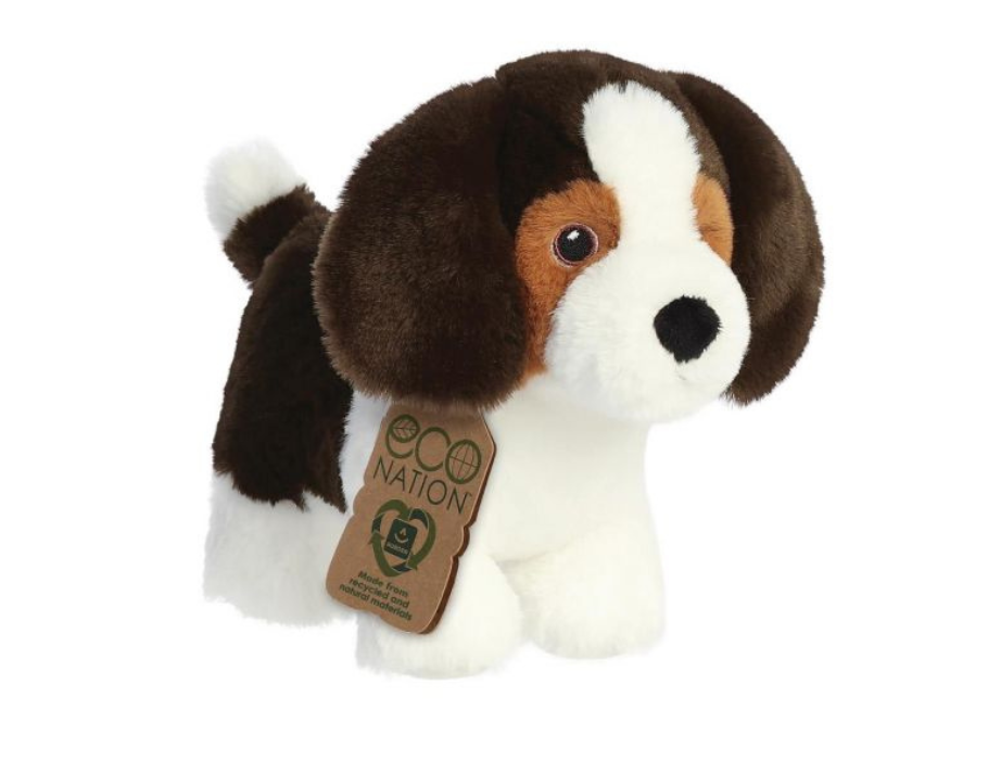 Eco nation pluchen knuffel - beagle - 20 cm