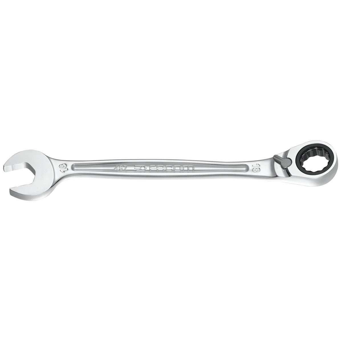 Facom 467b - ultra grip ratelringsteeksleutels | metrische maten - 467b.24pb