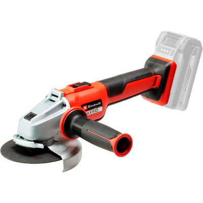 Einhell axxio accu haakse slijper 18 125 q (rood zwart, accu en oplader niet inbegrepen)