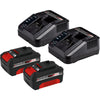 Einhell accu grasmaaier ge-cm 43 li m kit (rood zwart, accu inbegrepen)