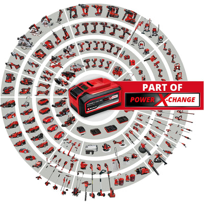 Einhell accu polijstmachine ce-cb 18 254 li solo (rood zwart, accu en oplader niet inbegrepen)