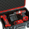 Einhell e-case s-f gereedschapskist (zwart rood)