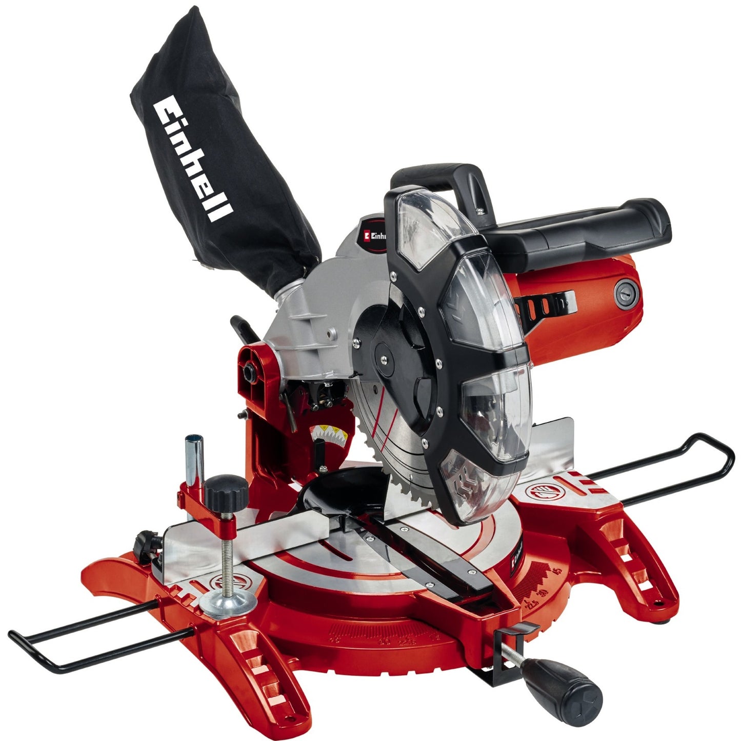 Einhell kap- verstekzaag th-ms 2513l afkort- en verstekzaag (rood)