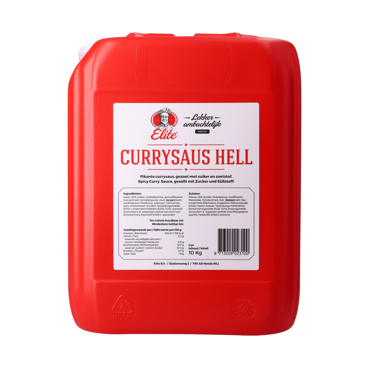 Elite currysaus hell can (10kg)