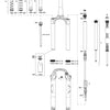 Rockshox verende voorvork recon silver rl susp.fork rs recon sil.rl 120mm black