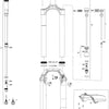 Rockshox verende voorvork pike select rc 27,5 boost susp.fork rs pike sel.rc 27,5 boost 130mm black