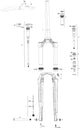 Rockshox federgabel rudy ultimate race day 2 xplr rs suspension fork rudy u rd2 700c black 30mm 51off