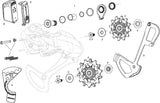 Sram achterderailleur x01 eagle axs rear derail. x01 eagle axs 52t red - afbeelding 1
