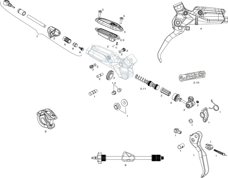 Sram g2 rsc disc brake