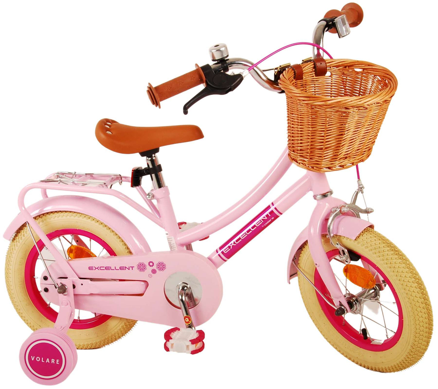 Volare Excellent Kinderfiets - Meisjes - 12 inch - Roze