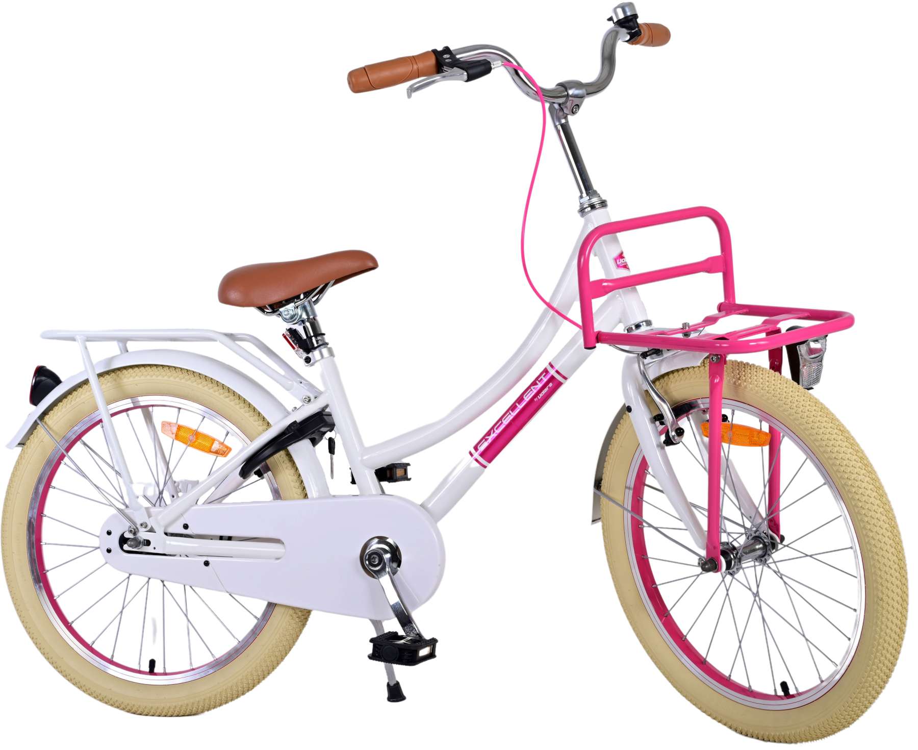 Volare excellent kinderfiets - meisjes - 20 inch - wit