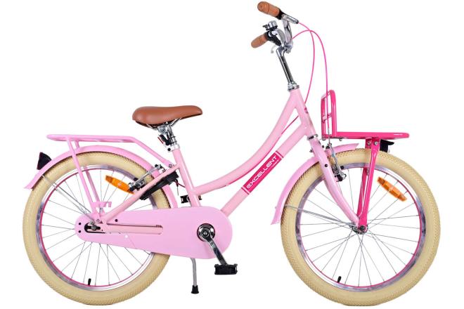 Volare Excellent Kinderfiets - Meisjes - 20 inch - Roze - Twee handremmen