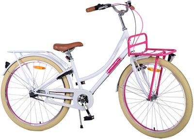 Volare Excellent Kinderfiets - Meisjes - 26 inch - Wit - 3 versnellingen