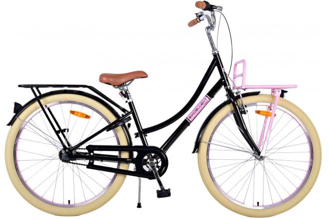 Volare Excellent Kinderfiets - Meisjes - 26 inch - Zwart - 3 versnellingen