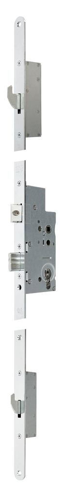 Nemef 5060 veiligheidsmeerpuntssluiting | krukbediend | skg*** | dm65mm | pc72mm | voorplaat staal verzinkt 20x1950mm afgerond| dr 1+3 2+4 - a000326387