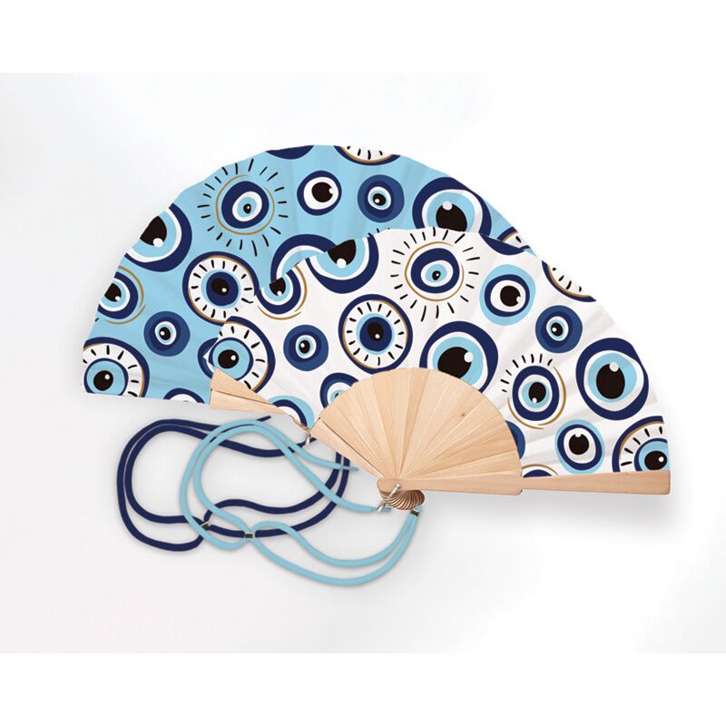 Bescherming evil eye opvouwbare handventilator
