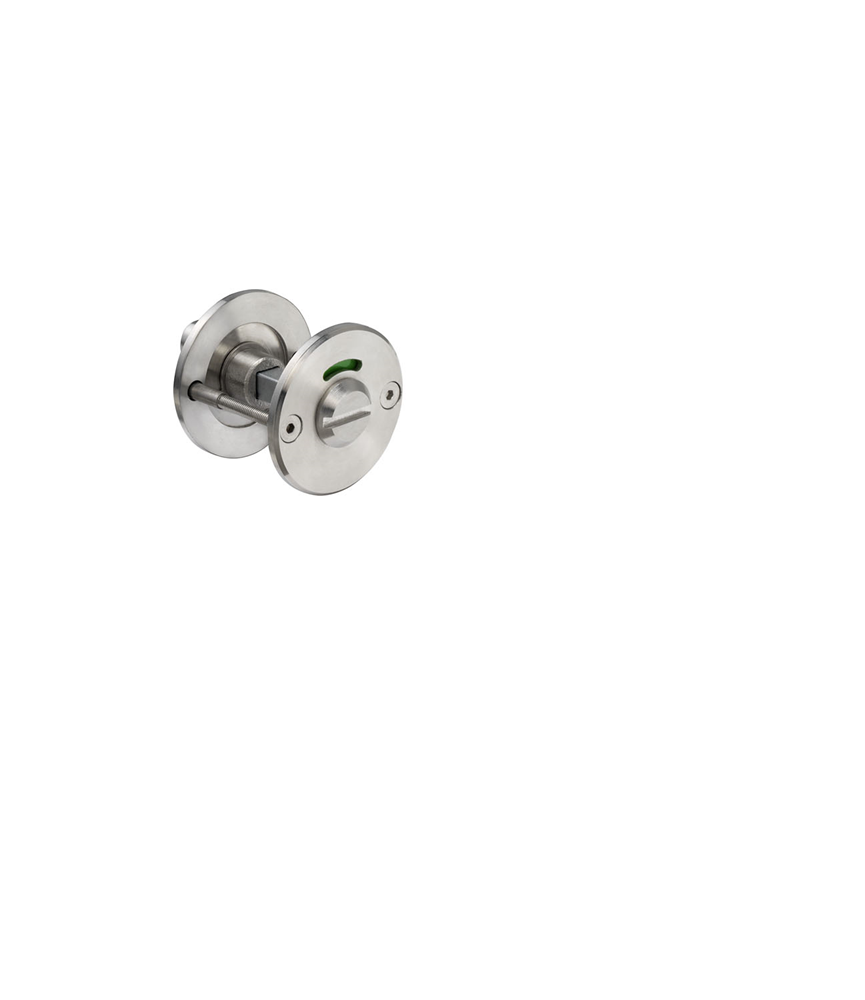 Lips beslag rond rozet | rond | vrij-bezet | geborsteld rvs | deurdikte 40mm en 54mm - 10020954