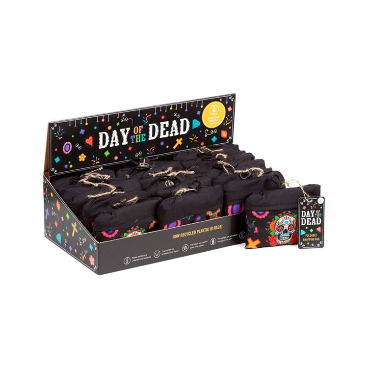 Opvouwbare tas - dia de los muertos
