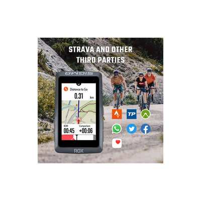 Sigma Fietscomputer ROX 12.1 EVO GPS White Basic