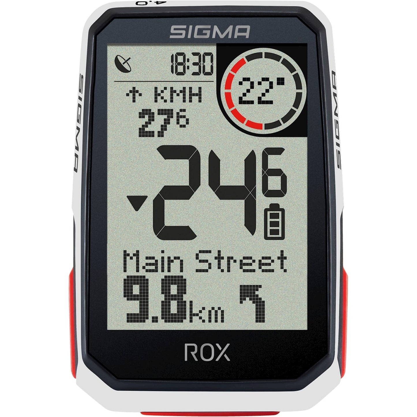 Sigma rox 4.0 gps zw wi hr stuurhouder cad snelh sensor top mount set