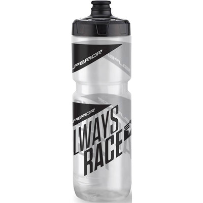 Superior bidon 750ml zwart grijs