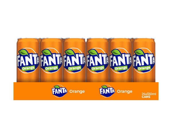 Fanta orange blik (24x 33cl) (kopie)