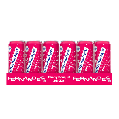 Fernandes cherry bouquet blik sleek (24x 33cl)