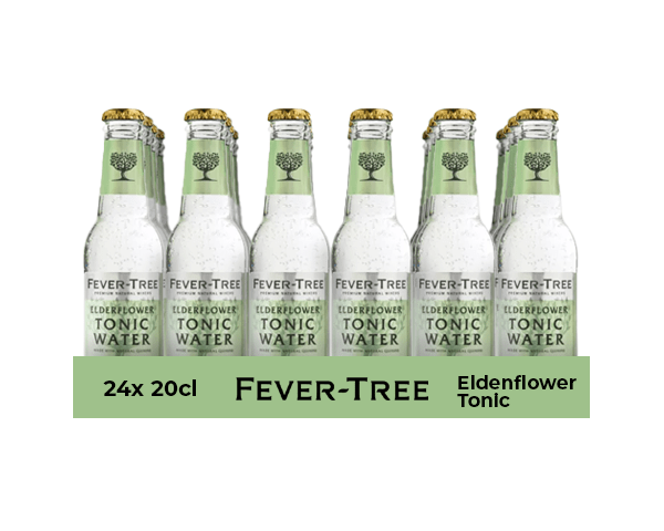 Fever tree elderflower tonic (24x 20cl)