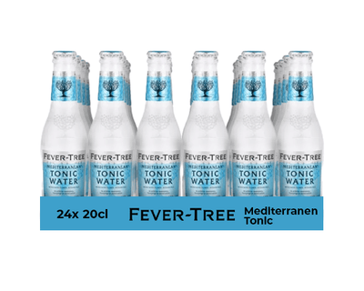 Fever tree mediterranen tonic water flesje (24x 20cl)